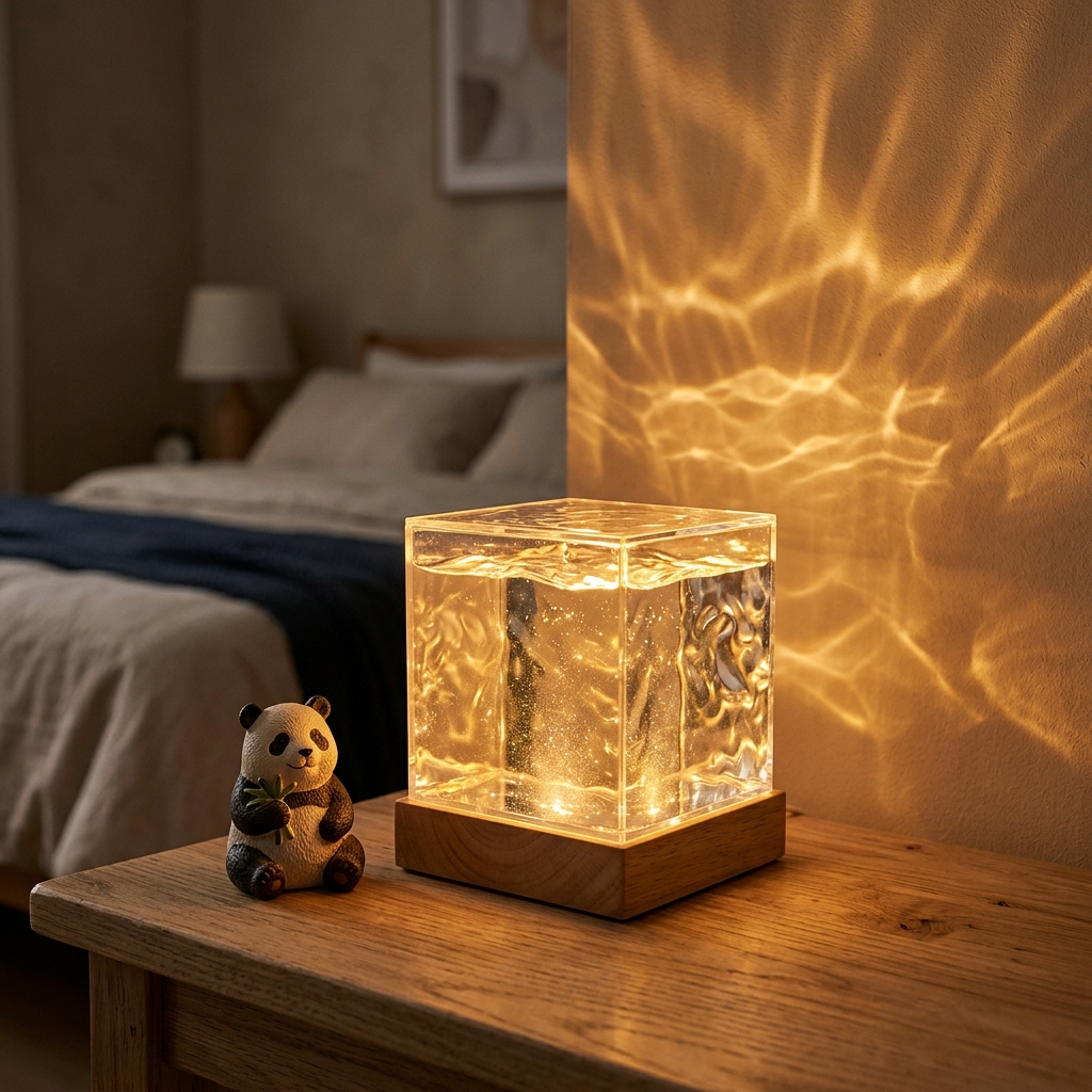 Dynamic Water Ripple Night Light